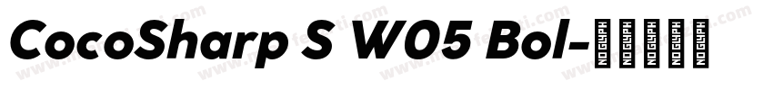 CocoSharp S W05 Bol字体转换